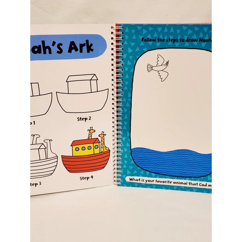 My First Learn to Draw Bible Stories Dry Erase Activity Book Reusable Book